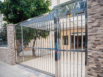 puerta garaje acero automática para el carrousel